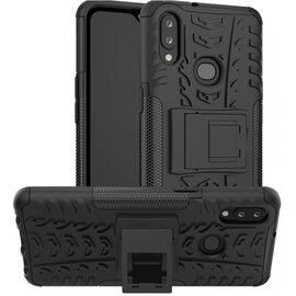 Придбати Чехол-накладка TOTO Dazzle Kickstand 2 in 1 Case Samsung Galaxy A10s Black, image , характеристики, відгуки