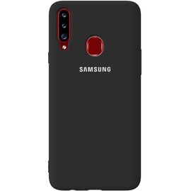 Купить Чехол-накладка TOTO Silicone Full Protection Case Samsung Galaxy A20s Black, фото , характеристики, отзывы