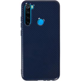 Придбати Чехол-накладка TOTO TPU Carbon Fiber 2,0mm Case Xiaomi Redmi Note 8 Navy Blue, image , характеристики, відгуки