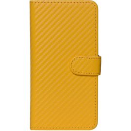 Купить Чехол-книжка TOTO Book Carbon Fiber Universal Cover 5,5-5,7" Yellow, фото , характеристики, отзывы