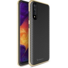 Купить Чехол-накладка Ipaky Bumblebee Series/PC Frame With TPU Case Samsung Galaxy A50 Gold, фото , характеристики, отзывы