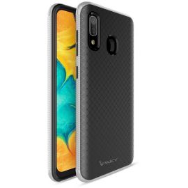 Придбати Чехол-накладка Ipaky Bumblebee Series/PC Frame With TPU Case Samsung Galaxy A20/A30 Silver, image , характеристики, відгуки