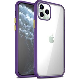 Купить Чехол-накладка Ipaky Bright Series/TPU Frame With Clear PC Case Apple iPhone 11 Pro Purple, фото , характеристики, отзывы