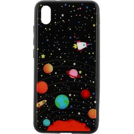 Купить Чехол-накладка TOTO Cartoon Print Glass Case Xiaomi Redmi 7A Planets, фото , характеристики, отзывы