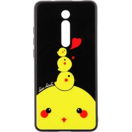 Купить Чехол-накладка TOTO Cartoon Print Glass Case Xiaomi Mi 9T/Mi 9T Pro/Redmi K20/K20 Pro Chicken Chick, фото , характеристики, отзывы