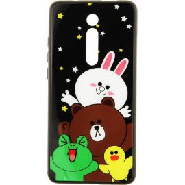 Купить Чехол-накладка TOTO Cartoon Print Glass Case Xiaomi Mi 9T/Mi 9T Pro/Redmi K20/K20 Pro Line friends all about, фото , характеристики, отзывы