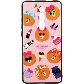 Придбати Чехол-накладка TOTO Cartoon Print Glass Case Xiaomi Mi 9T/Mi 9T Pro/Redmi K20/K20 Pro Line friends Linc, image , характеристики, відгуки