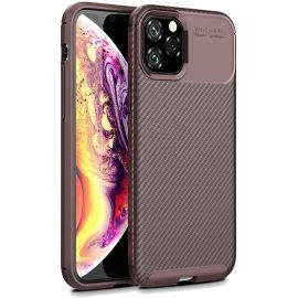Купить Чехол-накладка Ipaky Carbon Fiber Series/Soft TPU Case Apple iPhone 11 Pro Coffee, фото , характеристики, отзывы