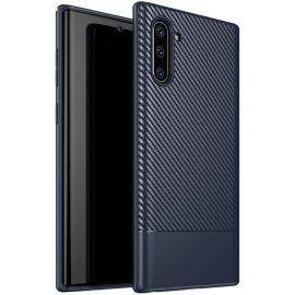 Купить Чехол-накладка Ipaky Moosy Series/TPU With Carbon Fiber Case Samsung Galaxy Note 10 Blue, фото , характеристики, отзывы