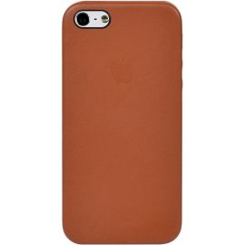Придбати Чехол-накладка TOTO Leather Case Apple iPhone SE/5s/5 Brown, image , характеристики, відгуки