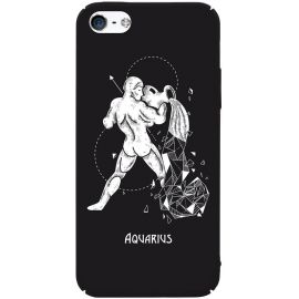 Придбати Чехол-накладка TOTO Full PC Print Case Apple iPhone SE/5s/5 #164_Aquarius Black, image , характеристики, відгуки