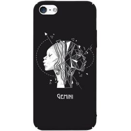 Придбати Чехол-накладка TOTO Full PC Print Case Apple iPhone SE/5s/5 #162_Gemini Black, image , характеристики, відгуки