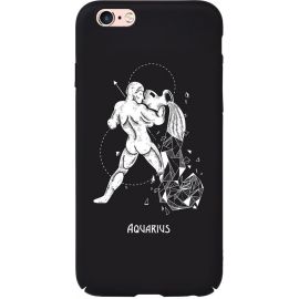 Придбати Чехол-накладка TOTO Full PC Print Case Apple iPhone 6/6S #164_Aquarius Black, image , характеристики, відгуки