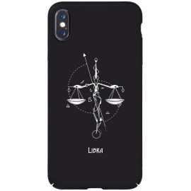 Придбати Чехол-накладка TOTO Full PC Print Case Apple iPhone XS Max #163_Libra Black, image , характеристики, відгуки