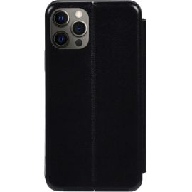 Купить Чехол-накладка TOTO Book Rounded Leather Case Apple iPhone 12 Pro Max Black, фото , характеристики, отзывы