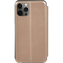 Купить Чехол-накладка TOTO Book Rounded Leather Case Apple iPhone 12 Pro Max Gold, фото , характеристики, отзывы