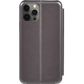 Купить Чехол-накладка TOTO Book Rounded Leather Case Apple iPhone 12 Pro Max Grey, фото , характеристики, отзывы