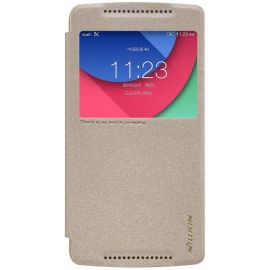 Придбати Чехол-книжка Nillkin Sparkle case Lenovo X3 Lite A7010 Gold, image , характеристики, відгуки