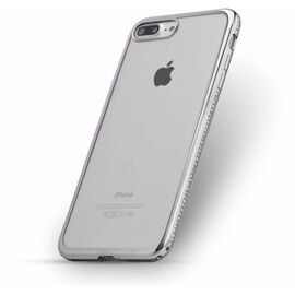 Купить Чехол-накладка SHENGO TPU Phone Case Diamond iPhone 7 Plus Silver, фото , характеристики, отзывы