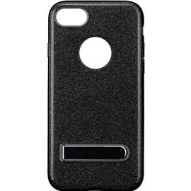 Придбати Чехол-накладка TOTO TPU Case Rose series with Holder iPhone 7 Black, image , характеристики, відгуки