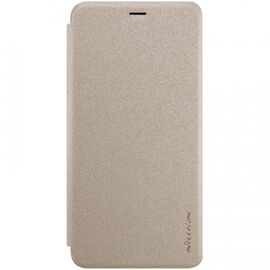 Купить Чехол-книжка Nillkin Sparkle case Meizu M3S Gold, фото , характеристики, отзывы