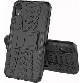 Придбати Чехол-накладка TOTO Dazzle Kickstand 2 in 1 Case Apple iPhone XR Black, image , характеристики, відгуки