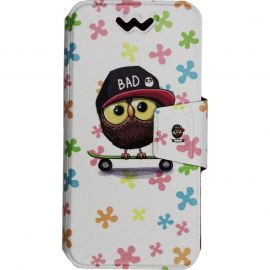 Придбати Чехол-книжка TOTO Book Universal cover Picture 4.5'-5.0' Bad Owl, image , характеристики, відгуки