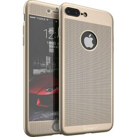 Купить Чехол-накладка Ipaky 360 Mesh PC Heat Dissipation cover case 3 in 1 iPhone 7 Plus Gold, фото , характеристики, отзывы