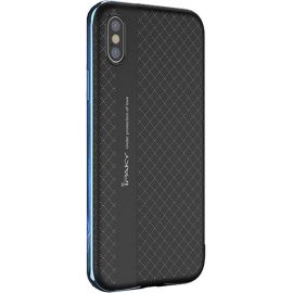 Придбати Чехол-накладка Ipaky TPU+PC iPhone X Black/Blue, image , характеристики, відгуки