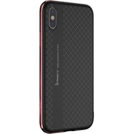 Придбати Чехол-накладка Ipaky TPU+PC iPhone X Black/Red, image , характеристики, відгуки