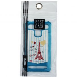 Придбати Чехол-накладка TOTO Universal TPU case with image 5" Eiffel Tower Blue, image , характеристики, відгуки