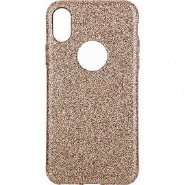 Купить Чехол-накладка TOTO 2 in1 tpu + glitter paper case iPhone X Gold, фото , характеристики, отзывы