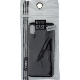 Купить Чехол-накладка TOTO Glossy TPU case iPhone X Black, фото , характеристики, отзывы