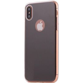 Придбати Чехол-накладка TOTO TPU Mirror soft case iPhone X Black, image , характеристики, відгуки
