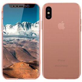 Придбати Чехол-накладка TOTO 360 Fully-covered TPU case iPhone X Rose Gold, image , характеристики, відгуки