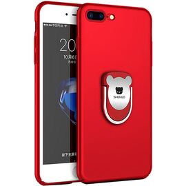Купить Чехол-накладка SHENGO Soft-touch holder TPU Case iPhone 7 Plus Red, фото , характеристики, отзывы