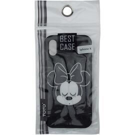 Купить Чехол-накладка TOTO TPU Cartoon Case IPhone X Mini Mouse Black, фото , характеристики, отзывы