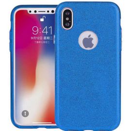 Купить Чехол-накладка TOTO TPU Shine Case iPhone X Blue, фото , характеристики, отзывы