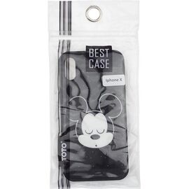 Придбати Чехол-накладка TOTO TPU Cartoon Case IPhone X Mickey Mouse Black, image , характеристики, відгуки