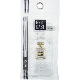 Придбати Чехол-накладка TOTO TPU case with stones iPhone X Perfume Transparent, image , характеристики, відгуки