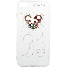 Купить Чехол-накладка TOTO TPU case with stones iPhone 7 Plus/8 Plus Mouse Transparent, фото , характеристики, отзывы