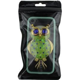 Придбати Чехол-накладка TOTO TPU Case Decorative Stones IPhone 5/5S/SE Owl Green, image , характеристики, відгуки