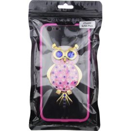 Купить Чехол-накладка TOTO TPU Case Decorative Stones IPhone 6 Plus/6S Plus Owl Pink, фото , характеристики, отзывы