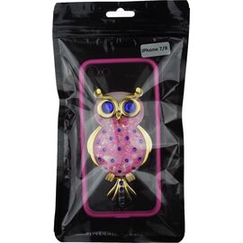 Придбати Чехол-накладка TOTO TPU Case Decorative Stones iPhone 7/8/SE 2020 Owl Pink, image , характеристики, відгуки