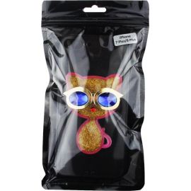 Купить Чехол-накладка TOTO TPU Case Decorative Stones IPhone 7 Plus/8 Plus Cat Pink, фото , характеристики, отзывы