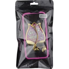Купить Чехол-накладка TOTO TPU Case Decorative Stones IPhone X Rose Flower Pink, фото , характеристики, отзывы