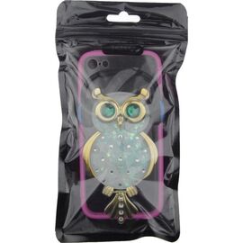 Купить Чехол-накладка TOTO TPU Stones Case IPhone 5/5S/SE Owl in Headphones Green, фото , характеристики, отзывы