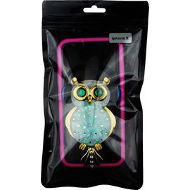 Купить Чехол-накладка TOTO TPU Stones Case IPhone X Owl in Headphones Green, фото , характеристики, отзывы