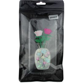 Купить Чехол-накладка TOTO TPU Fluffy Case IPhone X Rose Flower Pink, фото , характеристики, отзывы