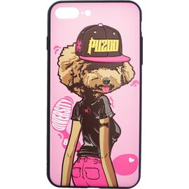 Придбати Чехол-накладка PUZOO TPU Case with UV Printing Hip Hop iPhone 7 Plus /8 Plus DJ Teddy Pink, image , характеристики, відгуки